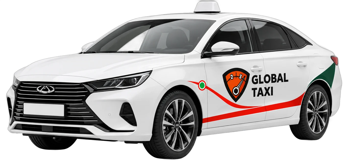 Omoda S5 – машина парка Global Taxi для работы в такси