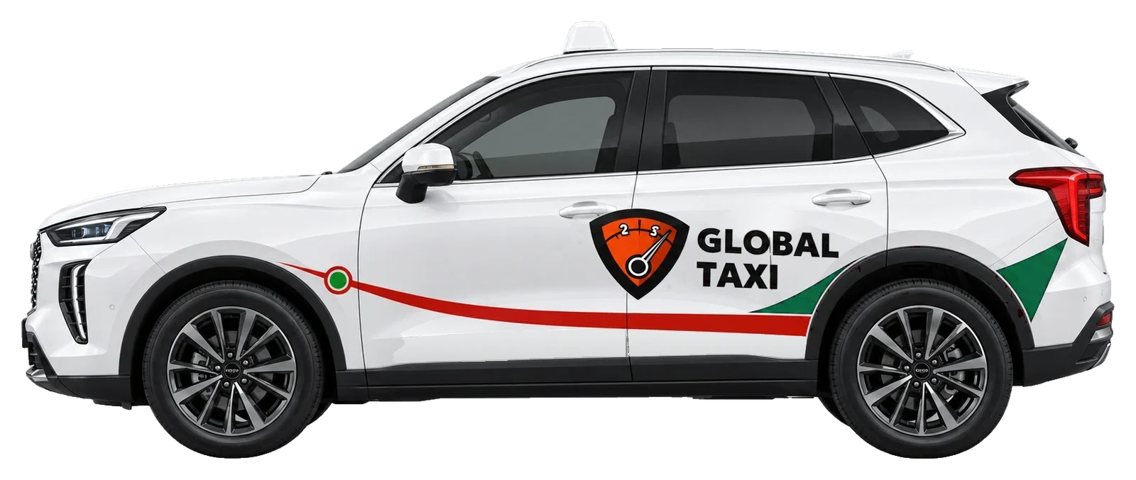 Машина парка Global Taxi в Бугульме